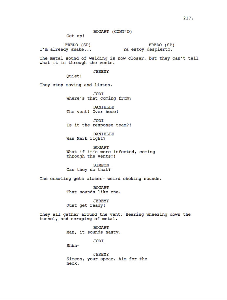 We’re Alive – Lockdown – Full shooting script - Wayland Productions